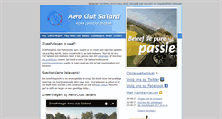 Desktop Screenshot of aeroclubsalland.nl